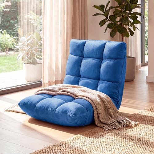 COSTWAY Floor Chair, 14 Positions Adjustable Floor Gaming Chair