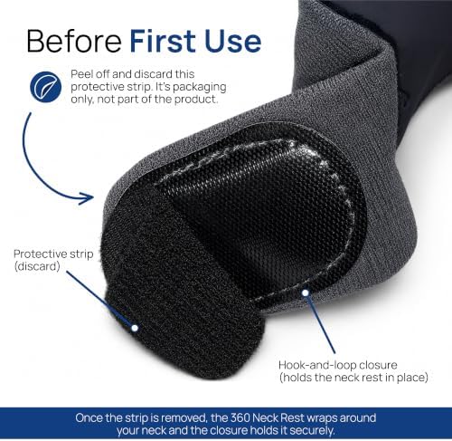 evori Memory Foam Travel Neck Pillow, 360° Support for Airplane & Car