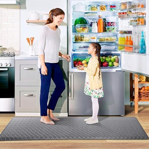 HappyTrends Kitchen Mats for Floor Cushioned Anti-Fatigue Kitchen Rugs