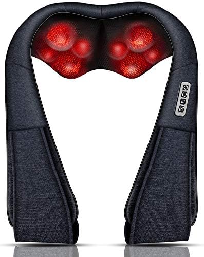 Mo Cuishle Women Men Gifts, Shiatsu Back Shoulder & Neck Massager with Heat