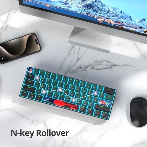 Owpkeenthy 60% Wired Mechanical Keyboard
