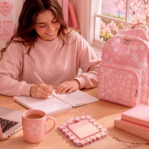 Cherry Blossom Sticky Note Holder Large for 3 x 3 Sticky Notes