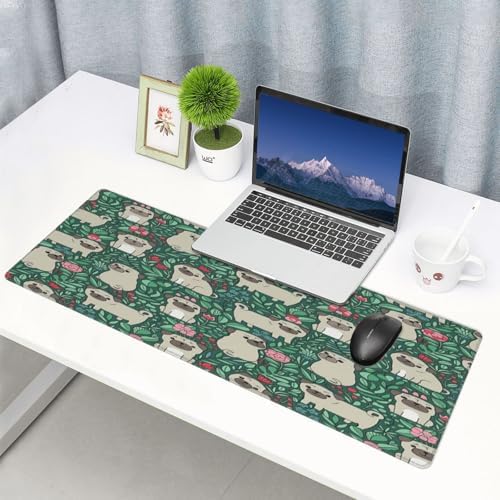 31.5"x11.8" Large Gaming Mouse Pad, Desk Mat with Stitched Edge