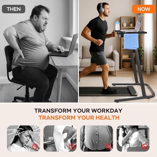 VTORY Treadmill Desk Height Adjustable Desk for Walking Pad, 30"-47"