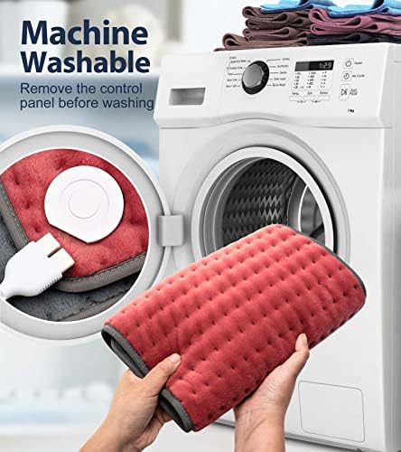 VALGELUIK Heating Pad for Back Pain Relief, 12"x24" Electric Heat Pad Gifts