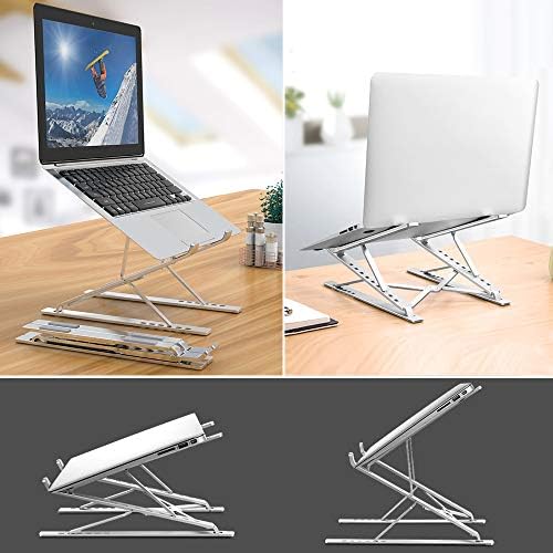Laptop Stand Adjustable Portable Aluminum for 10" - 17" Laptop Tablet
