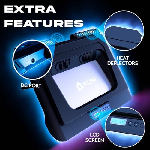 Everest Plus Laptop Cooling Pad, Turbo-Fan Up to 6300 RPM, USB DC 2 Modes