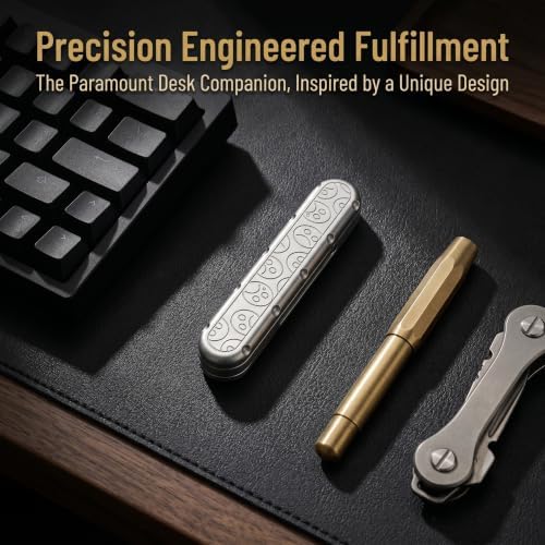 Puffpop-Magnetic Fidget Slider EDC Metal Fidget Toy for Adults – Push Pull Rotate Stress Relief Desk Toy for ADHD Anxiety Relief, Quiet Office Pocket Fidget Toy- Gold (Silver)