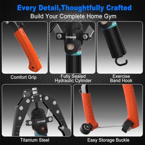 HOTWAVE Twister Arm Trainer,Hydraulic Chest Expander for Full Body Strength