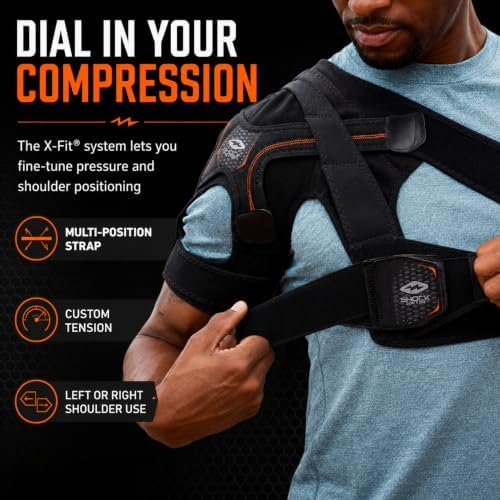Shock Doctor Rotator Cuff Shoulder Brace for Men, Shoulder Brace for Women