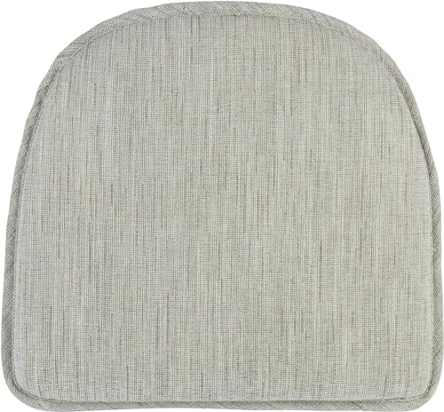 Klear Vu Raindrop The Gripper Non Slip Chair Cushions, Soft & Comfortable Seat Pad, Sitting Pillow for Kitchen, Dining or Office, 8 Count (Pack of 1), Taupe