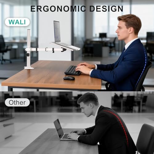 WALI Adjustable Laptop Desk Mount for 17 inch Notebook or 32 inch Screen