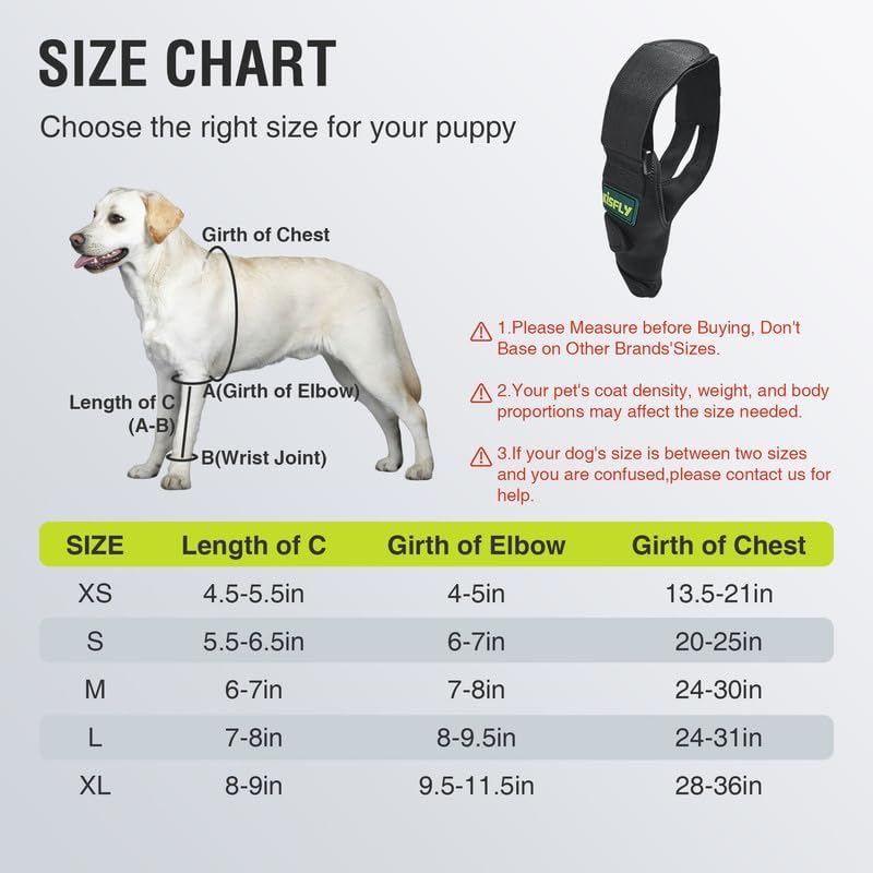 Dog Elbow Brace for Large Breeds, Shoulder Support & Easy Mobility