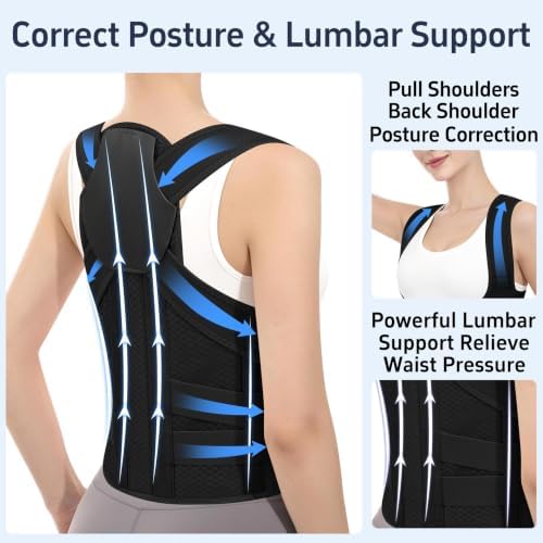 Posture Corrector for Women Men Back Brace Support Straightener Scoliosis