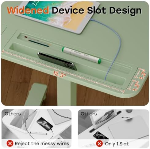 Small Mobile Standing Desk with Drawer, 23.6" x 19.7" Top