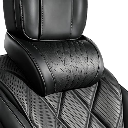 Universal Memory Foam Car Headrest Neck Pillow, Black