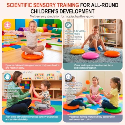 Amylove Wiggle Seat Inflated Wobble Cushion for Sensory Kid