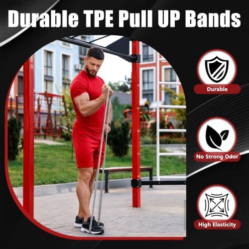 5-Level Resistance Bands for Working Out, Pull Up Assistance Bands