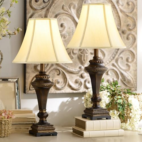 GO&SO Bell Lamp Shades Gold Medium 6" Top x 13" Bottom x 9.8" High