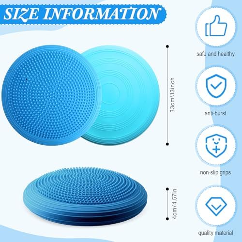 Libima 4 Pcs Wiggle Seat Inflated Wobble Cushion for Kids