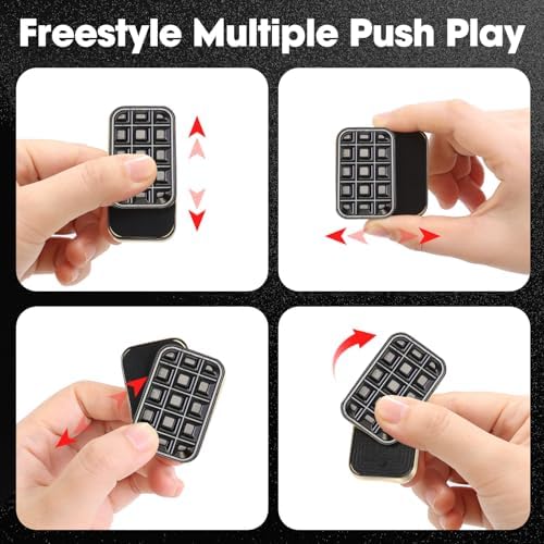 Infinite Fidget Slider, EDC Magnetic Metal Fidget Toys for Adults