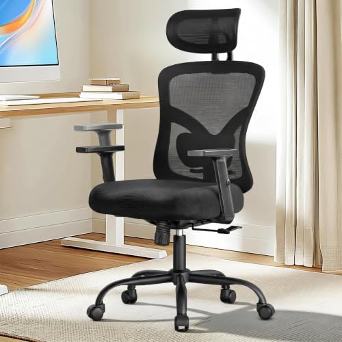 Marsail Ergonomic Office & Gaming Chair with Lumbar Support & 2D Headrest