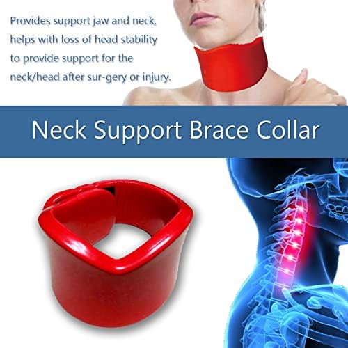Mediss Foam Neck Support Brace - Waterproof Cervical Collar Splints for Stabilizes Spine, Relieves Pain Pressure, Neck Injury, Soft Vinyl Surface (M)