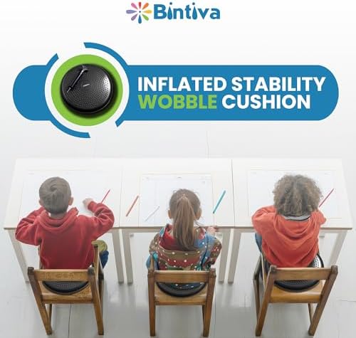 Wobble Cushion Balance Disc - Wobble Disc & Wiggle Seat, Balance Pads for Physical Therapy, Wobble Disk, Sensory Room Equipment - Wobble Seat