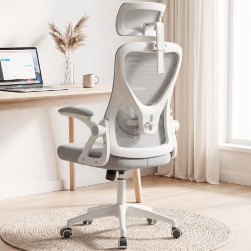 Ergonomic Mesh Office Chair with Headrest, Lumbar Support, 400 lbs