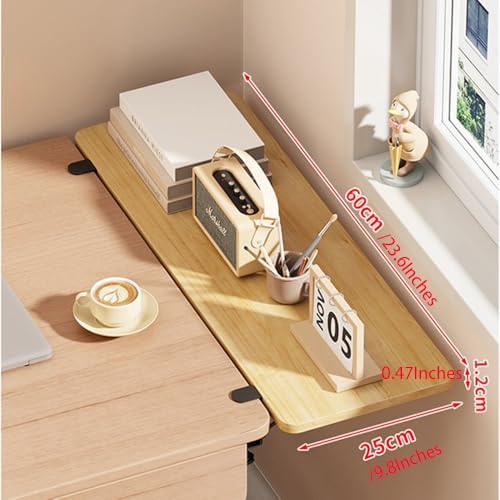 Desk Extender Tray, Wood Color, 23.6"*9.8"*0.5"
