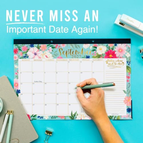 Large Desk Calendar 2027 - Desktop Calendar 2027-2028
