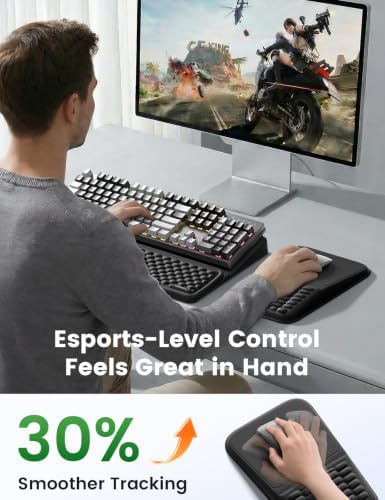 Vaydeer Keyboard Stand and Mouse Pad Set, Ergonomic Arm Support Pad