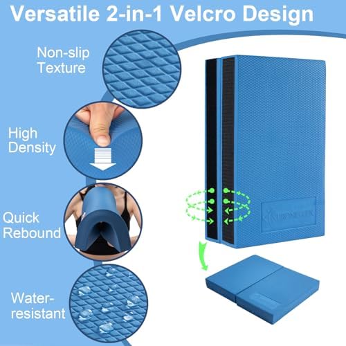 StrongTek Balance Board & Foam Pad Set – Core Training & Desk Fitness Combo