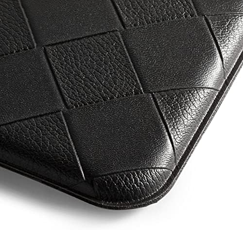 Home Dynamix Trenton Solace Traditional Diamond Textured Kitchen Mat, Black, 17"x32"