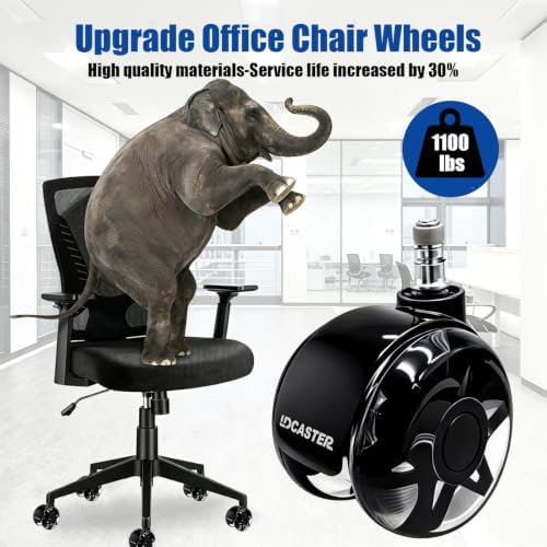 3 Inch Office Chair Wheels, Heavy Duty Replacement Wheels for Office Chair