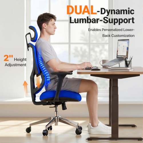 Jacia House Big & Tall Ergonomic Office Chair with Lumbar Support