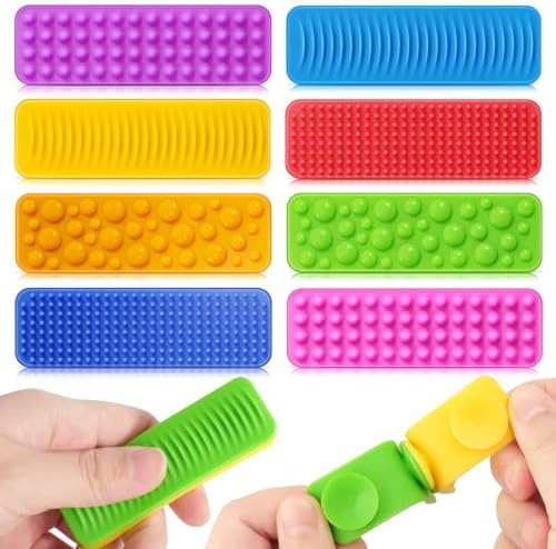 Sensory Fidget Toys Kids Adults: 8 Pack Suction Toys for Autism Calming