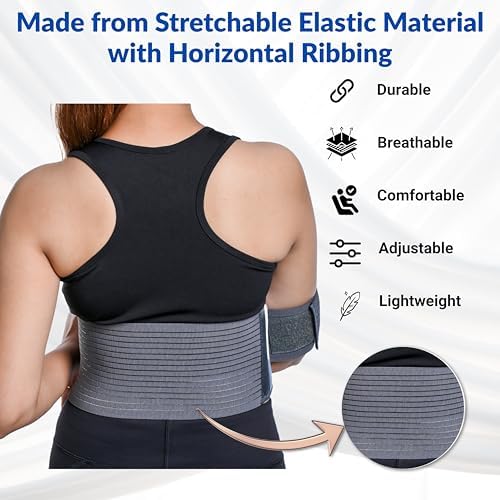 WC shoulder support brace arm slings shoulder immobilizer, youth shoulder brace- Shoulder stabilizer Compression Brace rotator cuff surgery sling, left-right arm sling-Size4 (41-45) inches