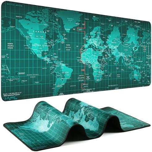 Mouse Pad Gaming - Desk Mat for Keyboard and Mouse - Large Mouse Pads for Desk, Gaming Mousepad with Non-Slip Base, Desks Pad (31.5" X 11.8") for Game, Office and Home