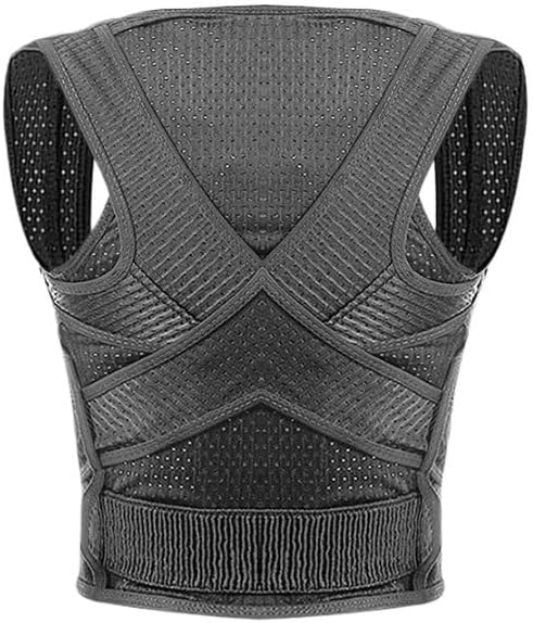 Adult Men Women's Shoulder Opening Invisible Comfortable Posture Correction Belt (D,Small)