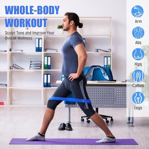 Deekin 20 Pcs Resistance Bands, 10-115 Lbs, 5 Levels