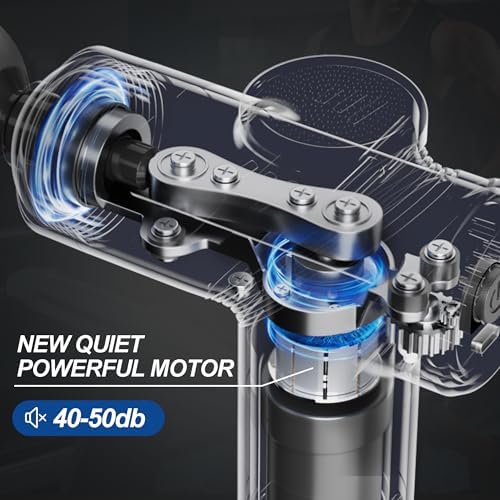 LEERCON Massage Gun Deep Tissue Mini Muscle Massager for Pain Relief, Black