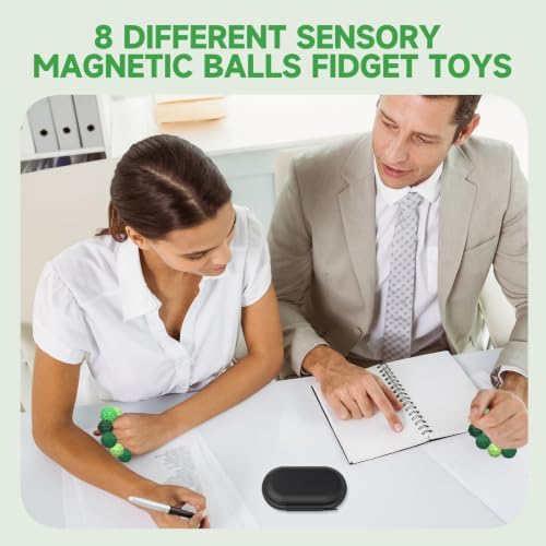 Magnetic Fidget Balls for Adults & Teens, Silent Fidget Toys for Office