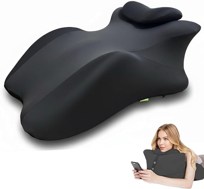 Memory Foam Wedge Pillow Couples Pillow - Intimacy Butt Pillow Cushion for Lumbar Support, 27° Lift Waterproof Posture Support Pillow Modern Style for Home Bedroom