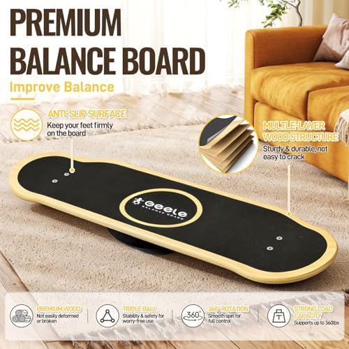 Balance Board for Adults and Kids, Standing Desk Balance Board for Training
