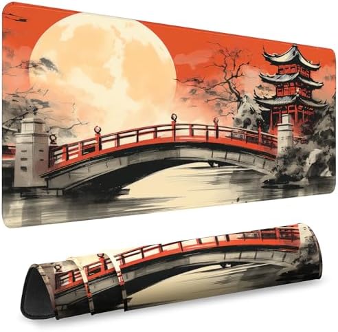 Mouse Pad Gaming - Desk Mat for Keyboard and Mouse - Large Mouse Pads for Desk, Gaming Mousepad with Non-Slip Base, Desks Pad (31.5" X 11.8") for Game, Office and Home
