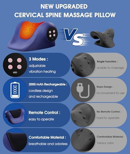 Neck Stretcher Cervical Traction Device 3 Adjustable Modes Neck Traction