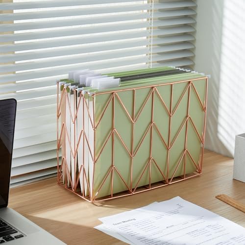 Y YOMA 36 Pack Gradient Hanging File Folders Letter Size Decorative Hanging Folder Pretty File Folder Organizer for Filing Cabinet Office Home with 1/5-Cut Adjustable Tabs, Leaf Green