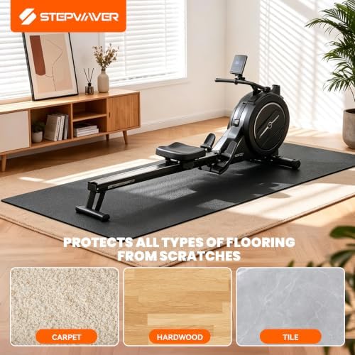 Stepwaver Walking Pad Mat, 102"x36", Treadmill Mat for Hardwood Floors