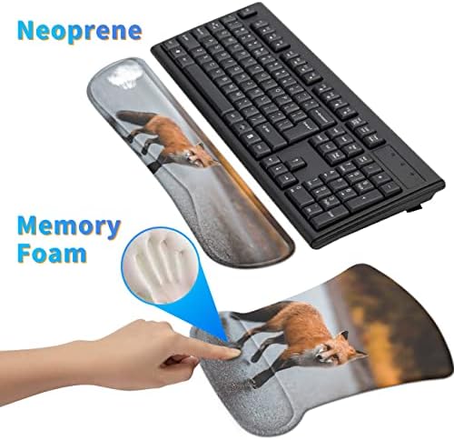 Design Your Own Photo Ergonomic Mouse Pad with Wrist Support Gel Mouse Pads and Upgrade Keyboard Wrist Rest Pad Set, Mouse Pads & Coasters Non-Slip PU Base Mouse Mat for Office Gaming Home